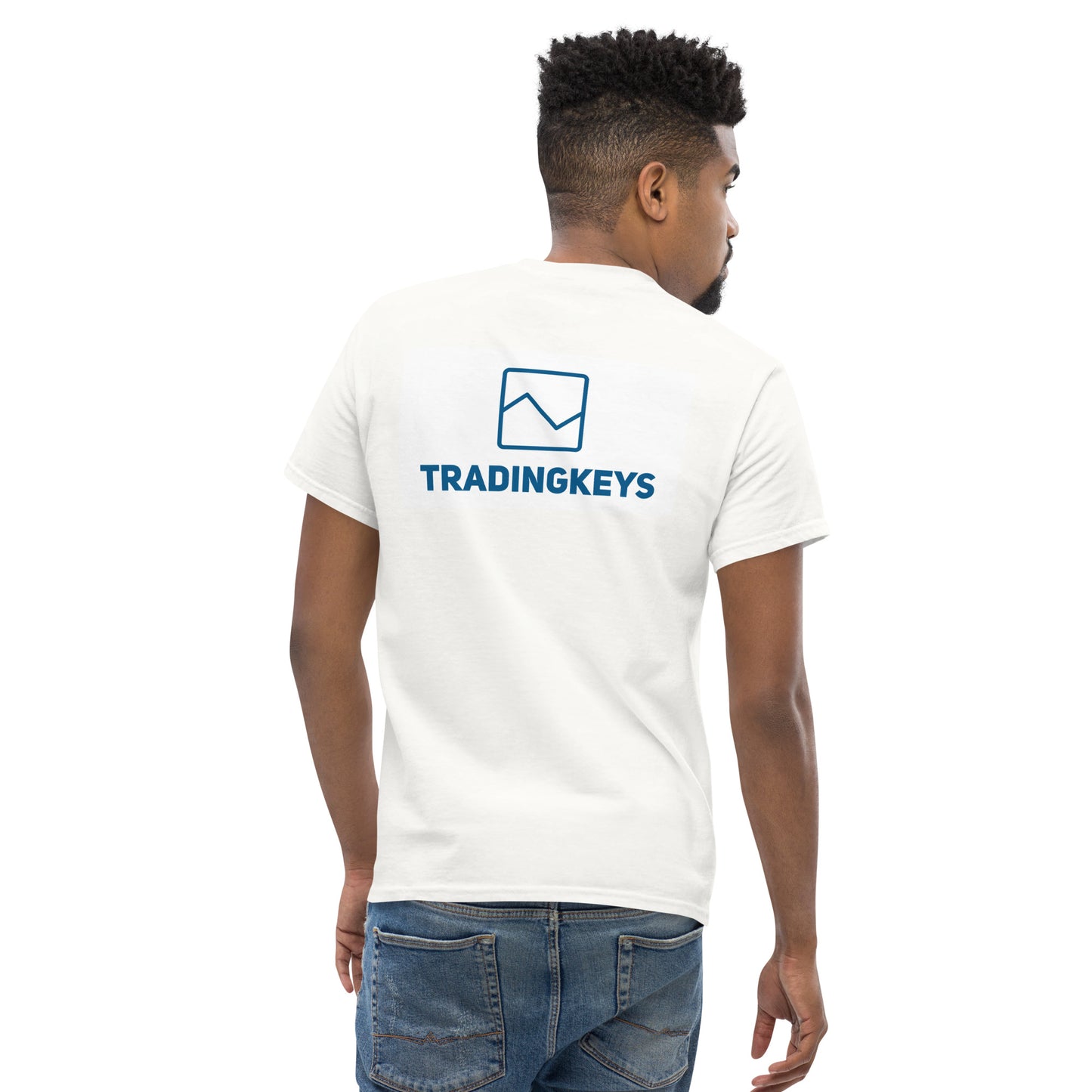 T-shirt Tradingkeys White