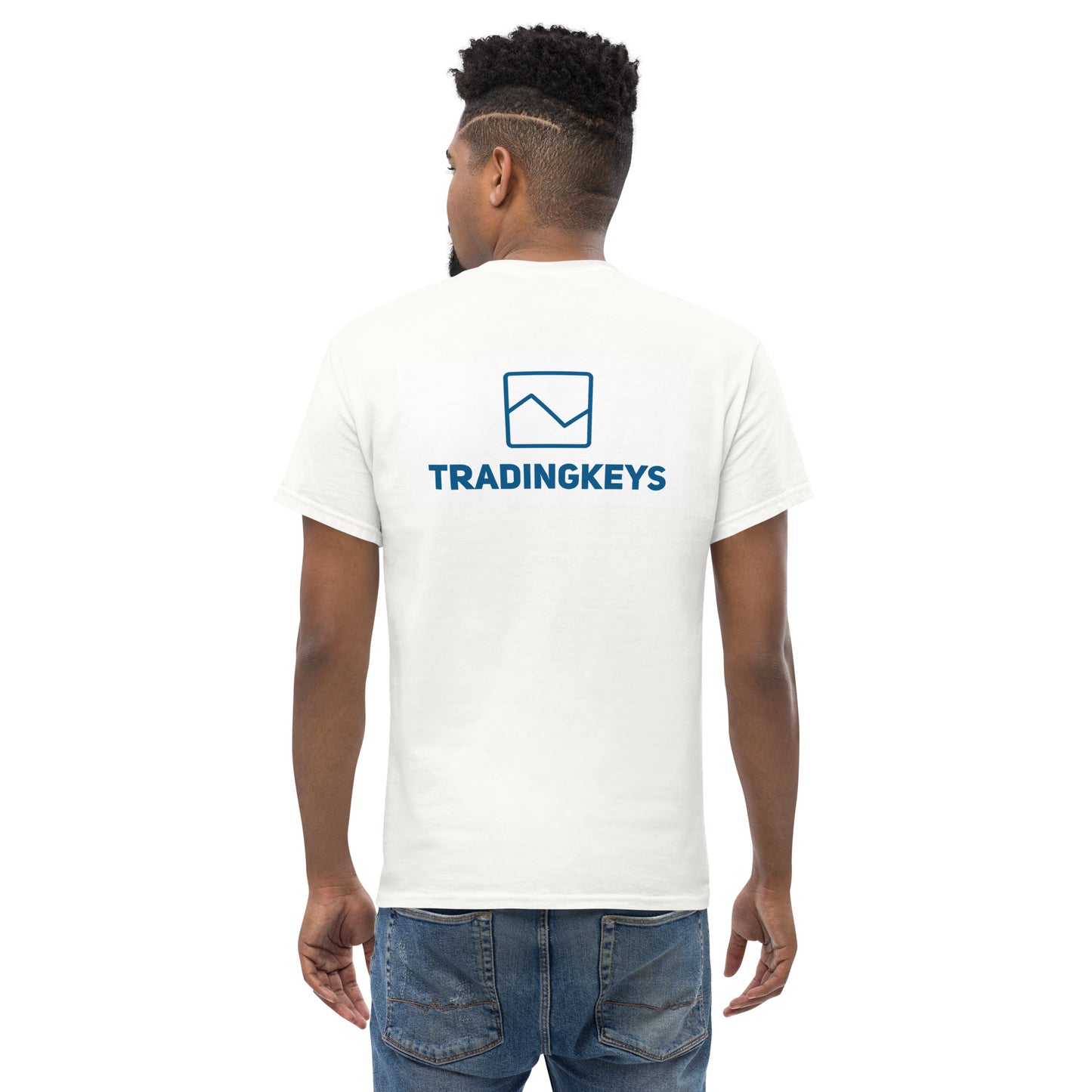 T-shirt Tradingkeys White