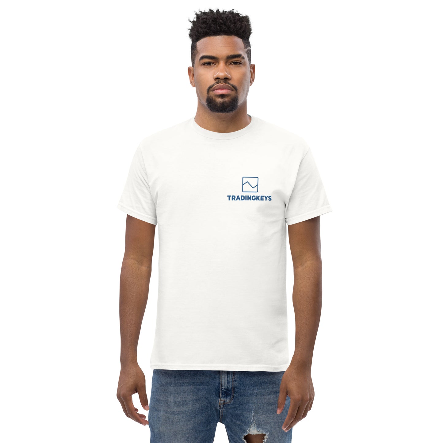 T-shirt Tradingkeys White