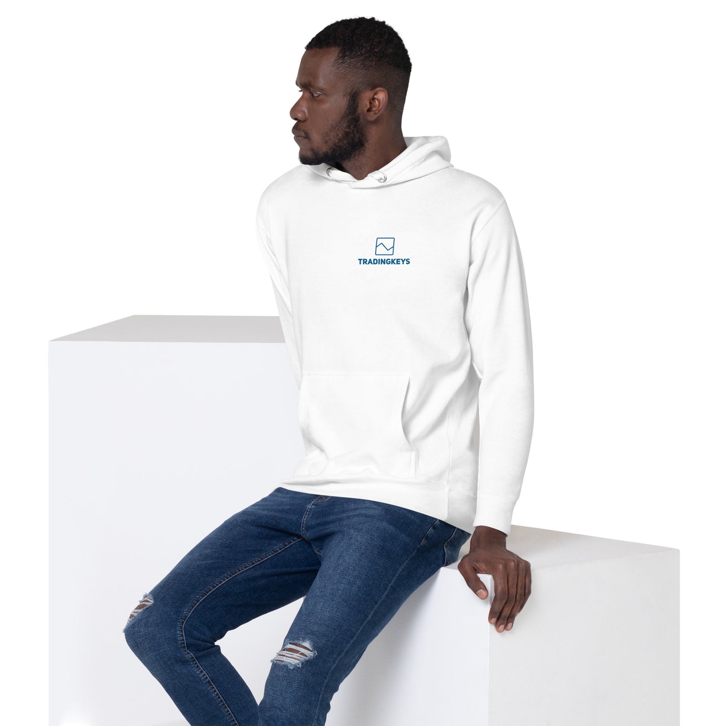 Hoodie Tradingkeys White